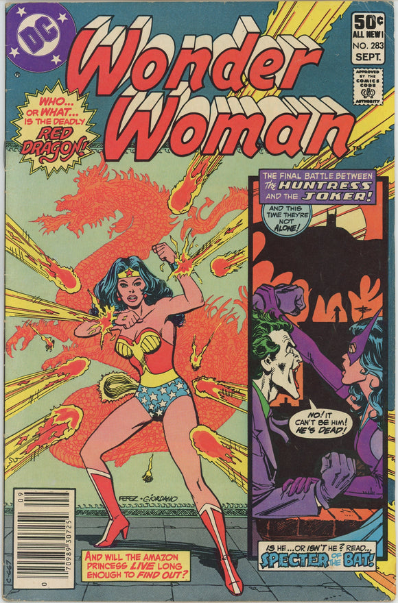 Wonder Woman #283 (1942) - 5.0 VG/FN *Joker/Huntress*