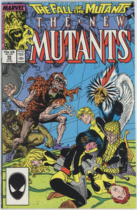 New Mutants #59 (1983) - 9.0 VF/NM *Fang and Claw*