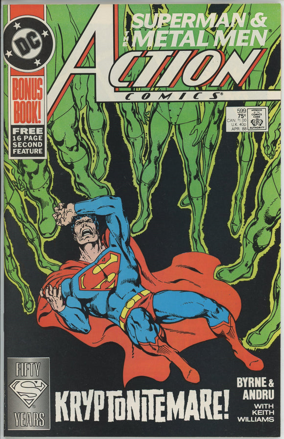 Action Comics #599 (1938) - 9.2 NM- *Metal Men*