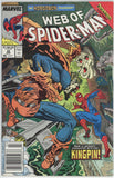 Web of Spider Man #48 (1985) - 7.5 VF- *1st Full App Demogoblin Mark Jeweler