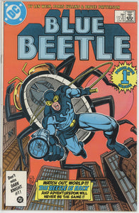 Blue Beetle #1 (1986) - 8.5 VF+ *1st Appearance Firefist*