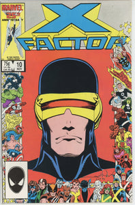 X-Factor #10 (1986) - 8.5 VF+ *25th Anniversary Cover*