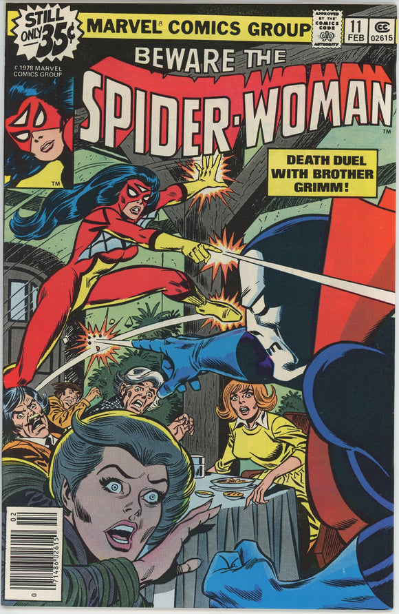 Spider Woman #11 (1978) - 9.4 NM *Brothers Grimm* Newsstand