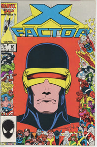 X-Factor #10 (1986) - 7.0 FN/VF *25th Anniversary Cover*