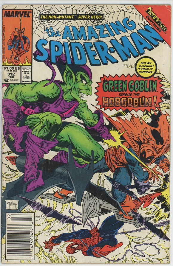 Amazing Spider Man #312 (1963) - 4.0 VG *The Goblin War*