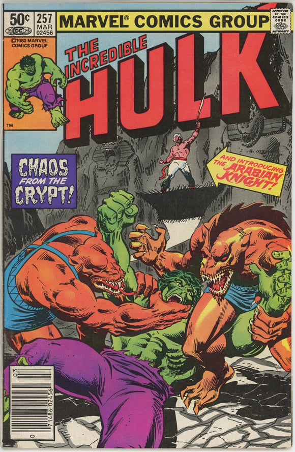 Incredible Hulk #257 (1962) - 6.0 FN *1st Appearance of Arabian Knight*