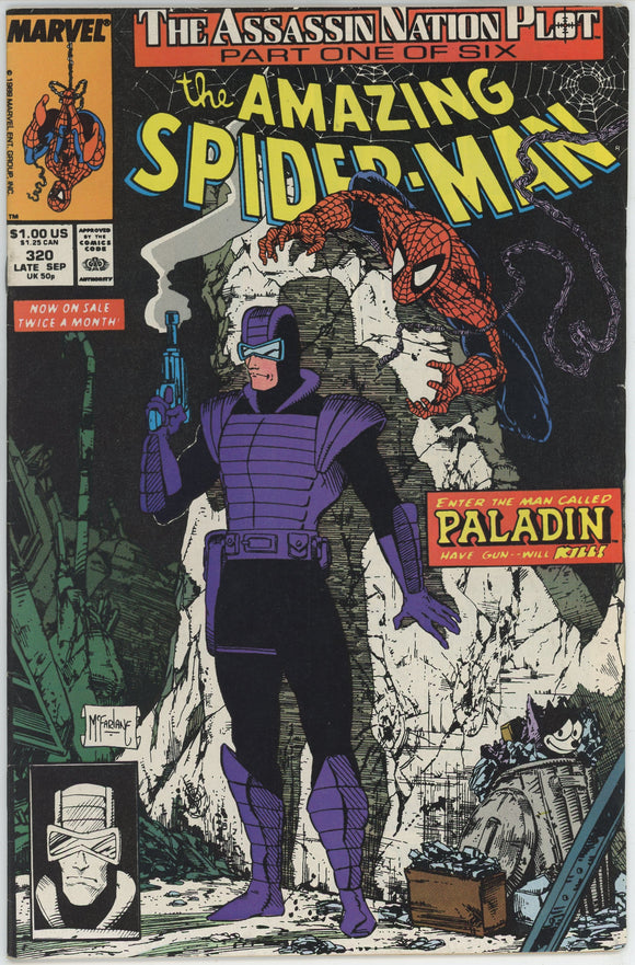 Amazing Spider Man #320 (1963) - 6.0 FN *The Assassin Nation Plot/McFarlane*