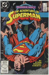 Adventures of Superman #436 (1987) - 9.6 NM+ *Millennium Week 3*