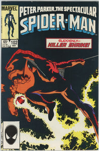 Spectacular Spider-Man #102 (1976) - 7.5 VF- *Killer Shrike*