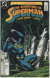 Adventures of Superman #444 (1987) - 8.5 VF+ *Parallel Lives Meet At Infinity*