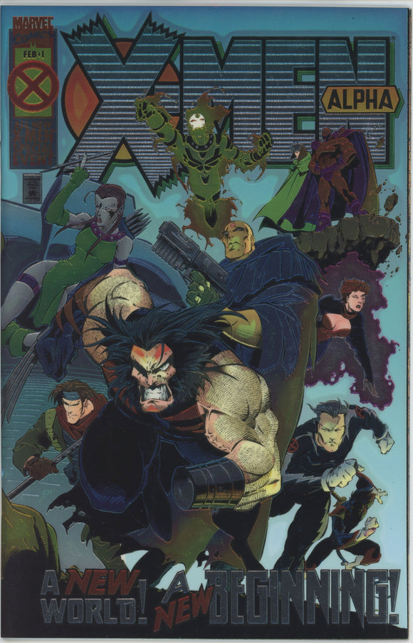 X-Men Alpha #1 (1995) - 9.4 NM *1st Appearance X-Man & Dark Beast*