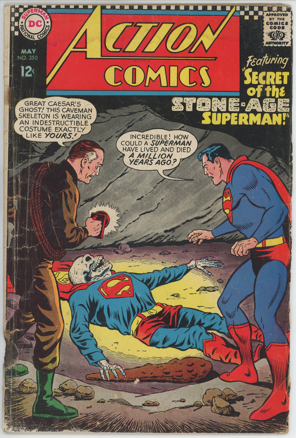 Action Comics #350 (1938) - 1.0 FR *Secret of the Stone-Age Superman*