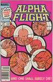 Alpha Flight #12 (1983) - 7.5 VF- *One Must Surely Die/Cool Cover* Newsstand