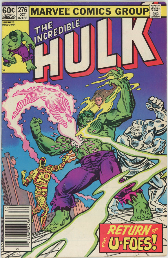 Incredible Hulk #276 (1962) - 5.5 FN- *The Return of the U-Foes*