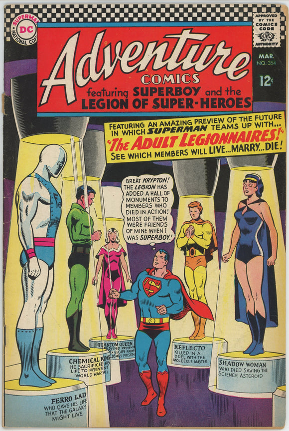 Adventure Comics #354 (1938) - 5.0 VG/FN *The Adult Legion*