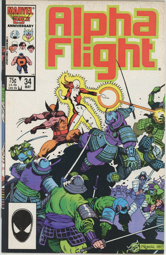 Alpha Flight #34 (1983) - 9.0 VF/NM *Lady Deathstrike*