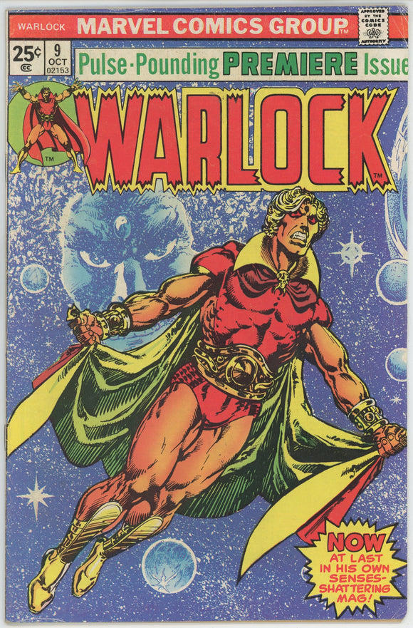 Warlock #9 (1972) - 4.0 VG *Return of Warlock & Thanos*