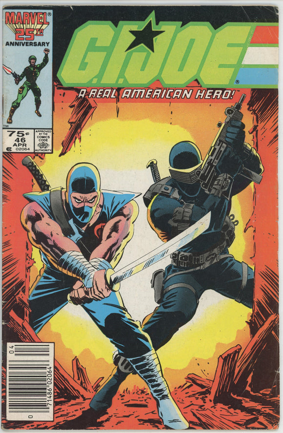 G.I. Joe #46 (1982) - 4.0 VG *Storm Shadow & Snake Eyes*