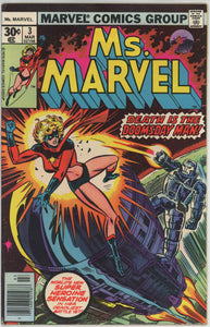 Ms Marvel #3 (1977) - 3.5 VG- *The Lady's Not For Killing*