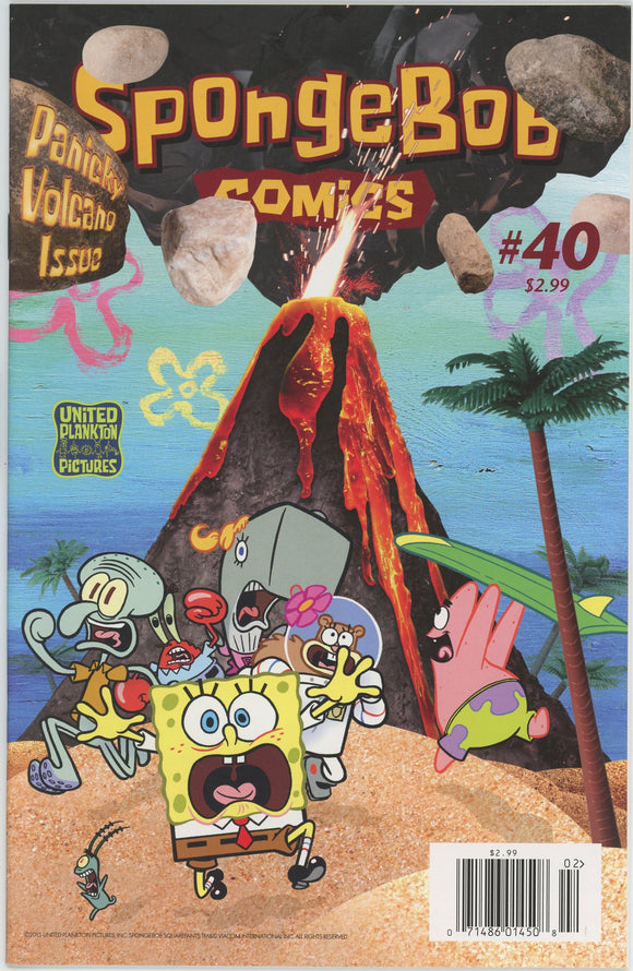 SpongeBob Comics #40 (2011) - 8.0 VF *Magma Morons* Newsstand