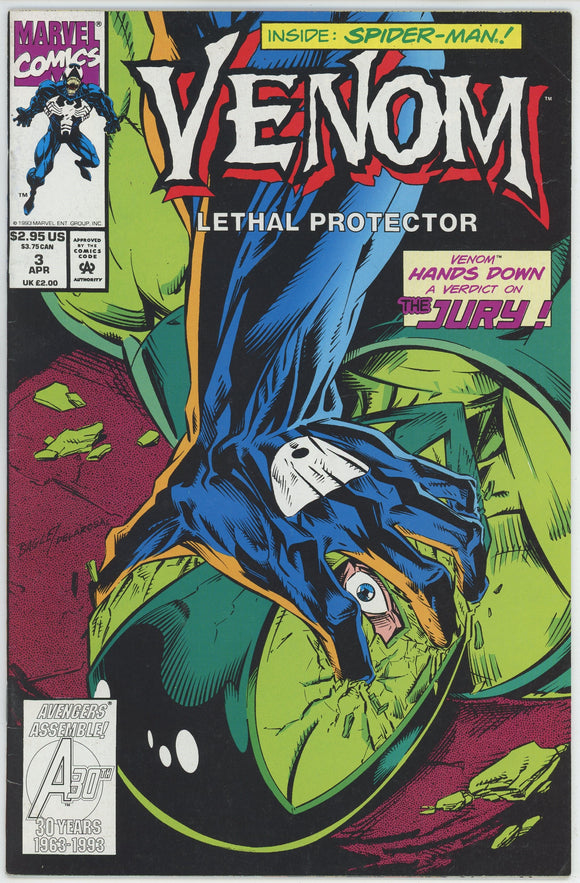 Venom: Lethal Protector #3 (1993) - 6.5 FN+ *A Verdict of Violence*