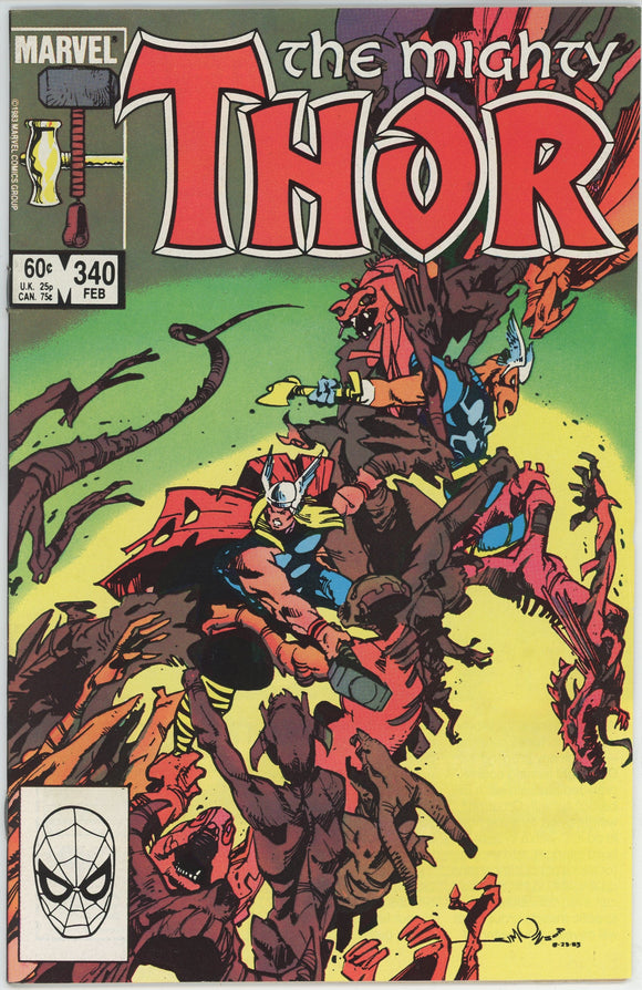 Thor #340 (1962) - 7.5 VF- *Though Hel Should Bar the Way*