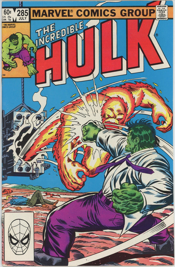 Incredible Hulk #285 (1962) - 6.0 FN *Scott Lang/Zzzax*