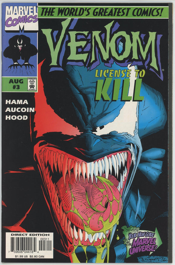 Venom: Lethal Protector #3 (1993) - 8.0 VF *Goldfinger*