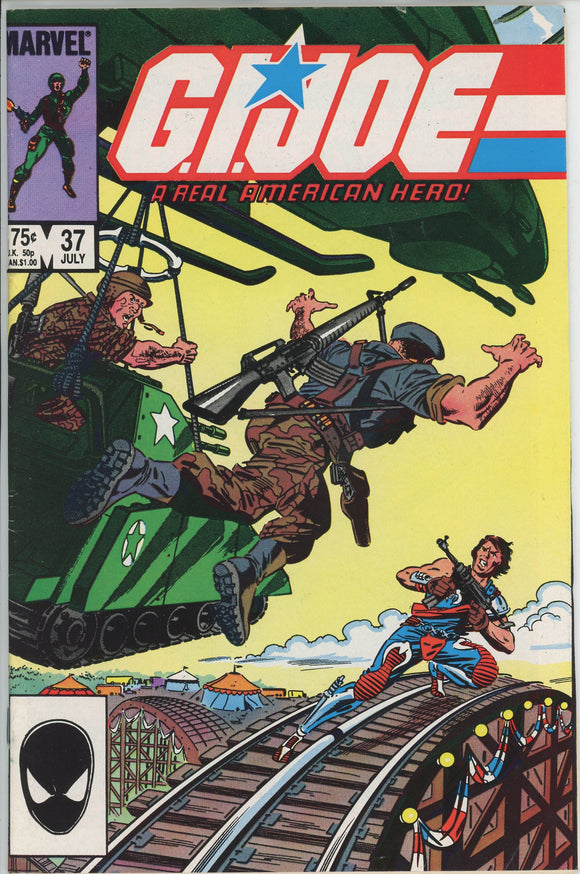 G.I. Joe #37 (1982) - 6.0 FN *1st App Flint & Tomax/1st Print*