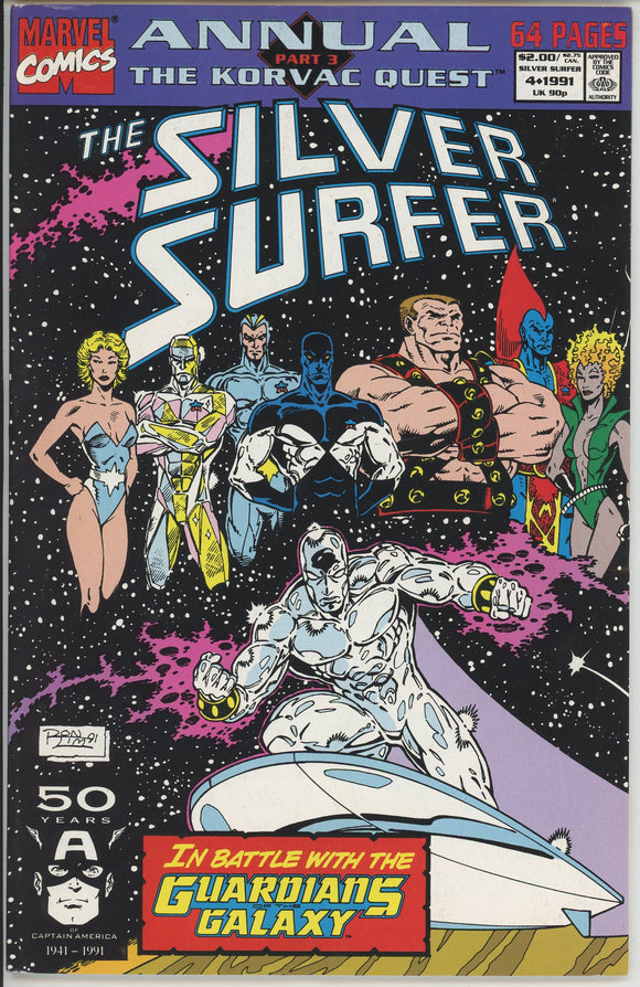 Silver Surfer Annual #4 (1987) - 6.0 FN *Korvac Quest Part 3*