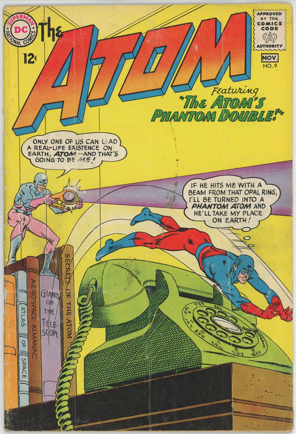 The Atom #9 (1963) - 3.0 GD/VG *The Atom's Phantom Double*