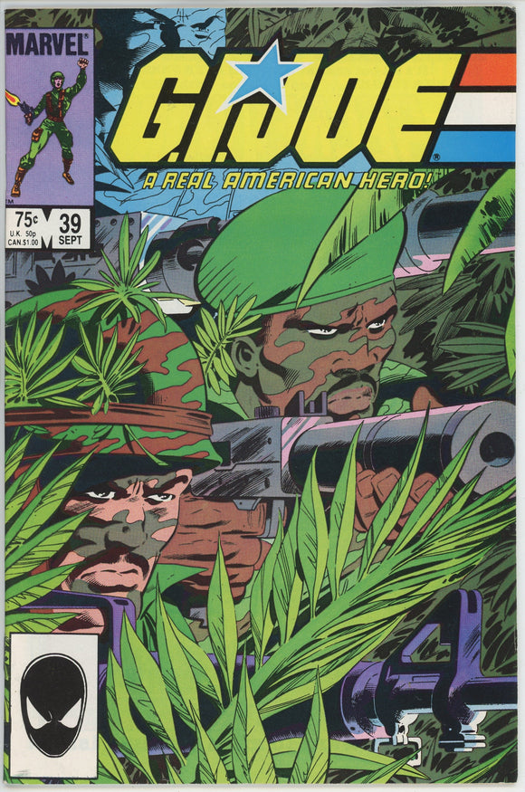 G.I. Joe #39 (1982) - 6.5 FN+ *Walk Through the Jungle/1st Print*