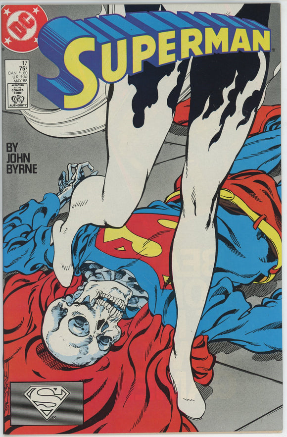 Superman #17 (1987) - 8.5 VF+ *Cries in the Night*