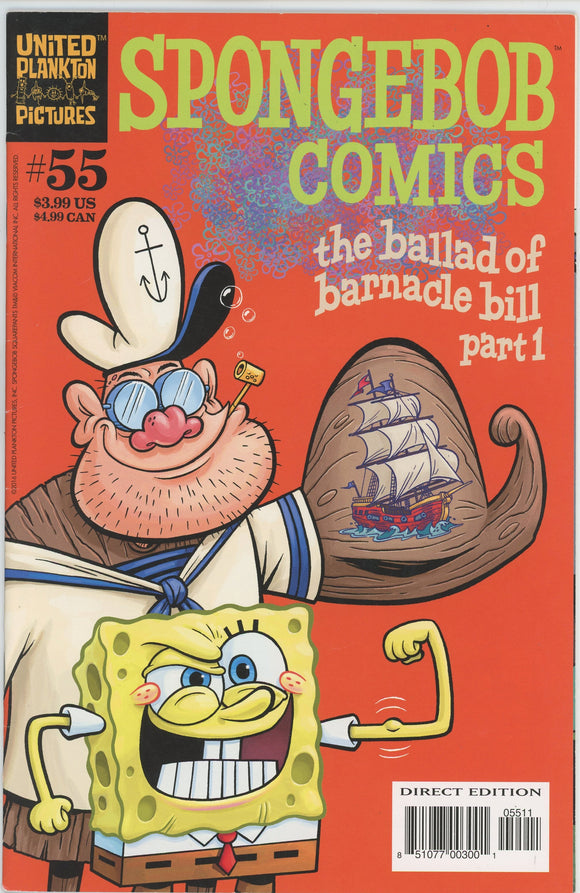 SpongeBob Comics #55 (2011) - 6.0 FN *The Ballad of Barnacle Bill* Dell Homage