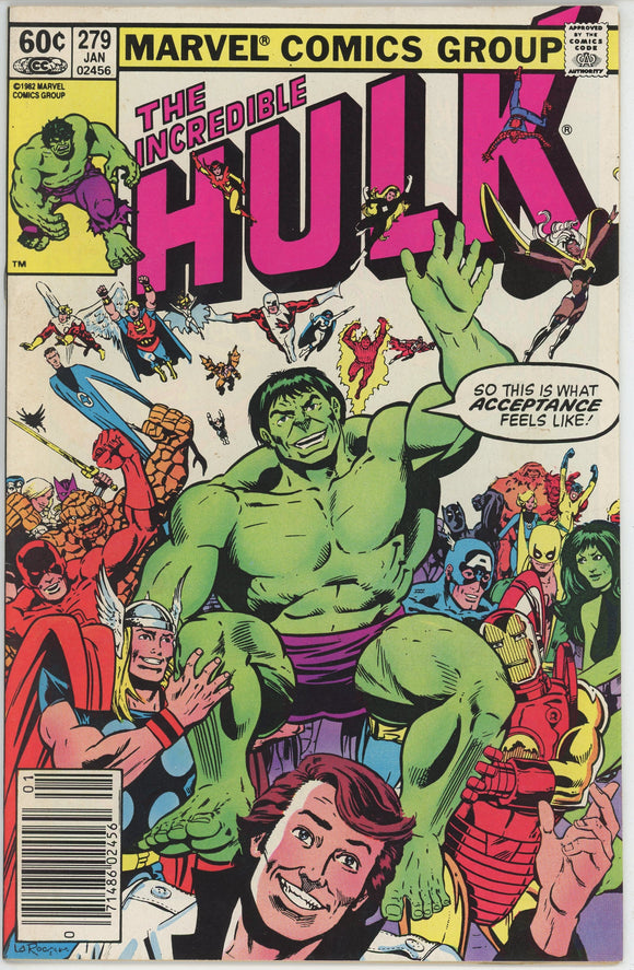 Incredible Hulk #279 (1962) - 8.0 VF *Everyone Loves a Parade* Newsstand