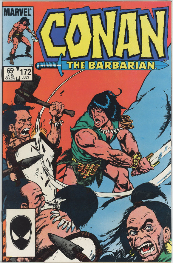 Conan the Barbarian #172 (1970) - 7.0 FN/VF *Beavers in the Borderland*