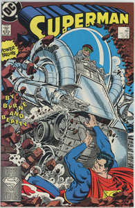 Superman #19 (1987) - 9.4 NM *The Power that Failed* Newsstand