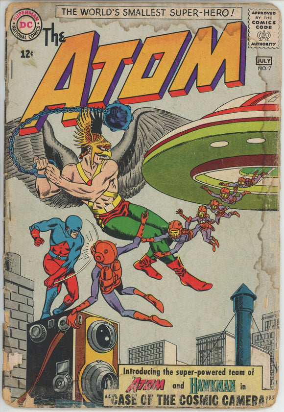 The Atom #7 (1963) - 0.5 PR *1st Hawkman & Atom Team Up*