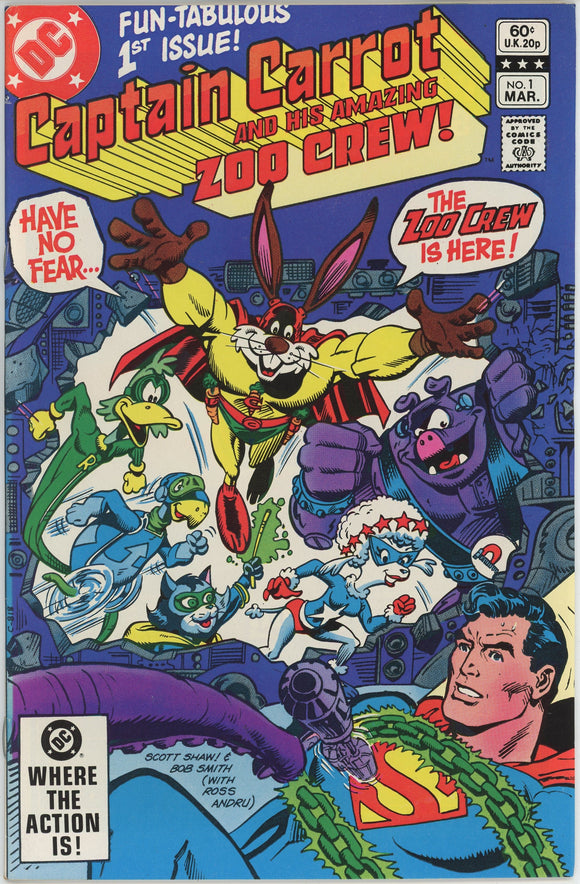 Captain Carrot #1 (1982) - 9.0 VF/NM *The Pluto Syndrome/Superman*