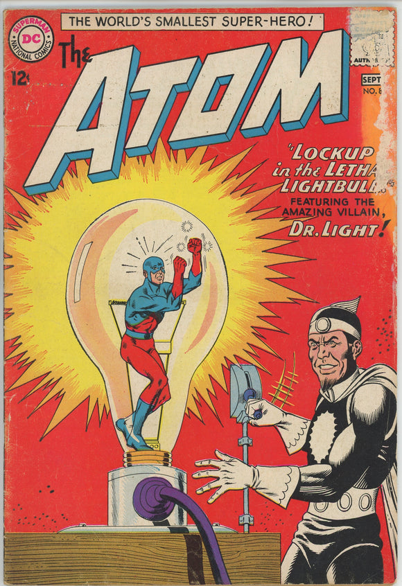 The Atom #8 (1963) - 3.5 VG- *The Lockup in the Lethal Lightbulb*