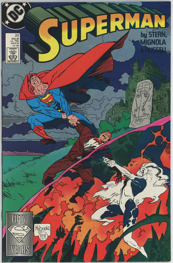 Superman #23 (1987) - 9.4 NM *Curse of Banshee*