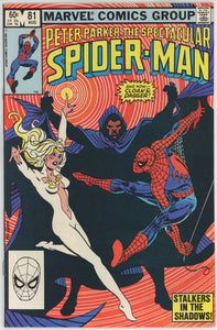 Spectacular Spider-Man #81 (1976) - 7.5 VF- *Stalkers in the Shadow*