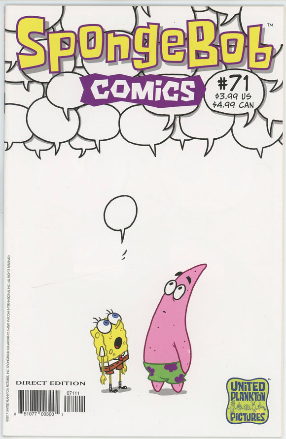 SpongeBob Comics #71 (2011) - 6.5 FN+ *Will You Please Be Quiet*