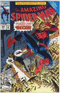 Amazing Spider Man #364 (1963) - 9.2 NM- *The Pain of Fast Air/Shocker*