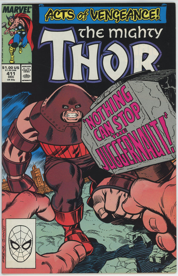 Thor #411 (1962) - 9.2 NM- *1st Cameo Appearance New Warriors*