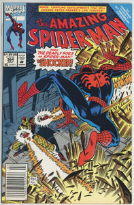 Amazing Spider Man #364 (1963) - 8.5 VF+ *The Pain of Fast Air/Shocker*