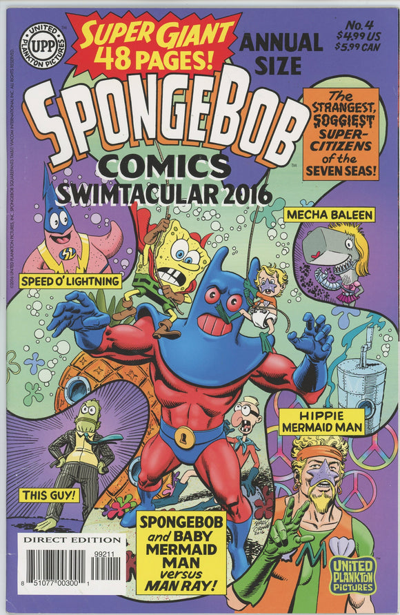 Spongebob Comics Annual Size Super Giant Swimtacular #4 (2016) - 6.5 FN+