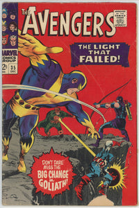 Avengers #35 (1963) - 2.0 GD *The Light That Failed*