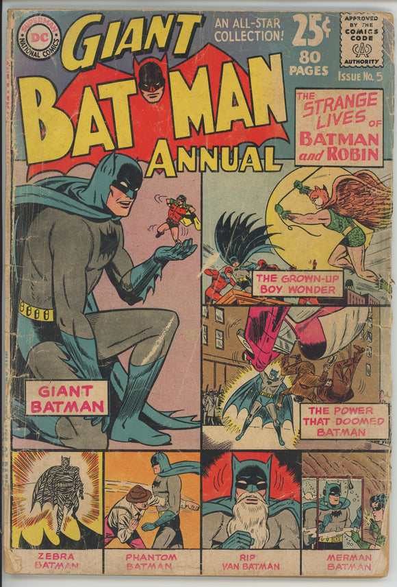 Batman Annual #5 (1940) - 0.5 PR *The First Batman*