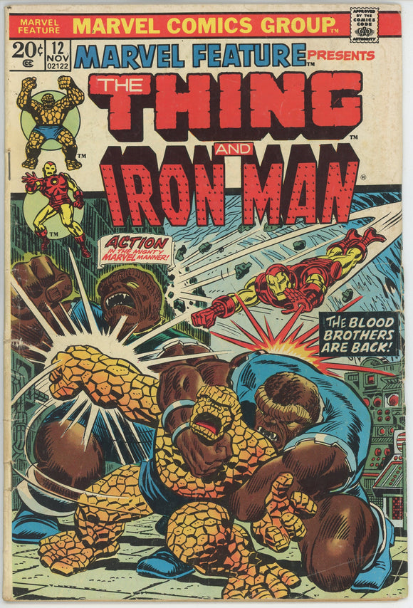 Marvel Feature #12 (1973) - 3.5 VG- *Thanos Appearance*